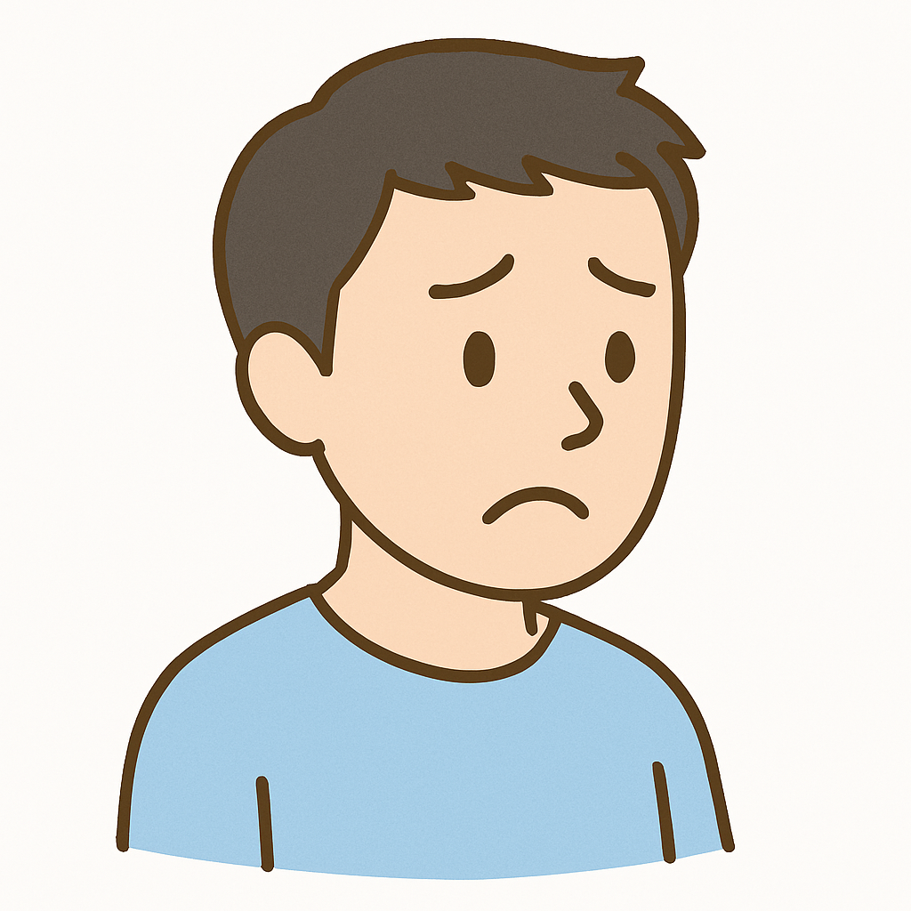 ミミズの種類がわからない人のイメージ